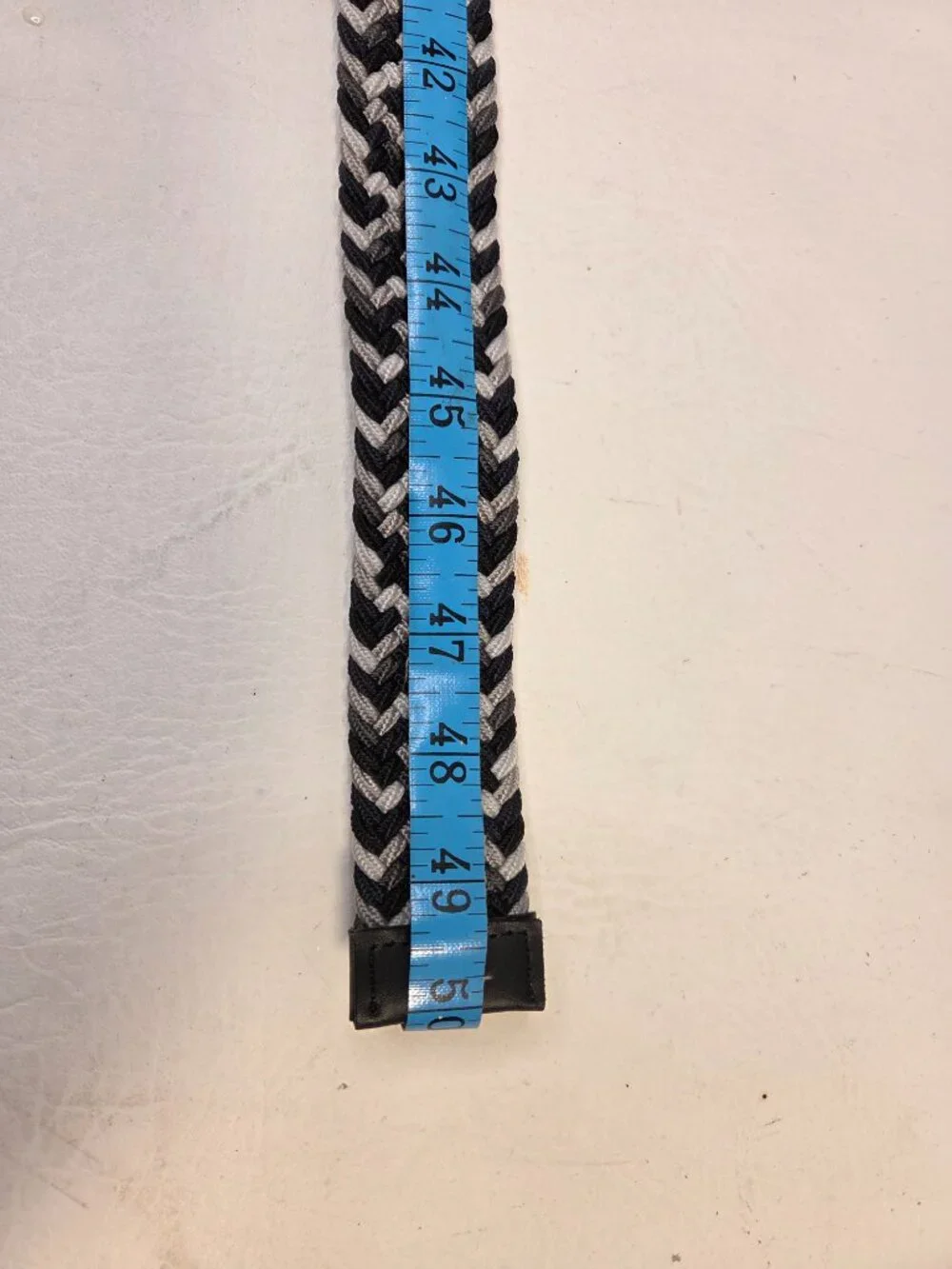 Nike G-Flex Gray & Black Stretch Woven Golf Belt Men US XL